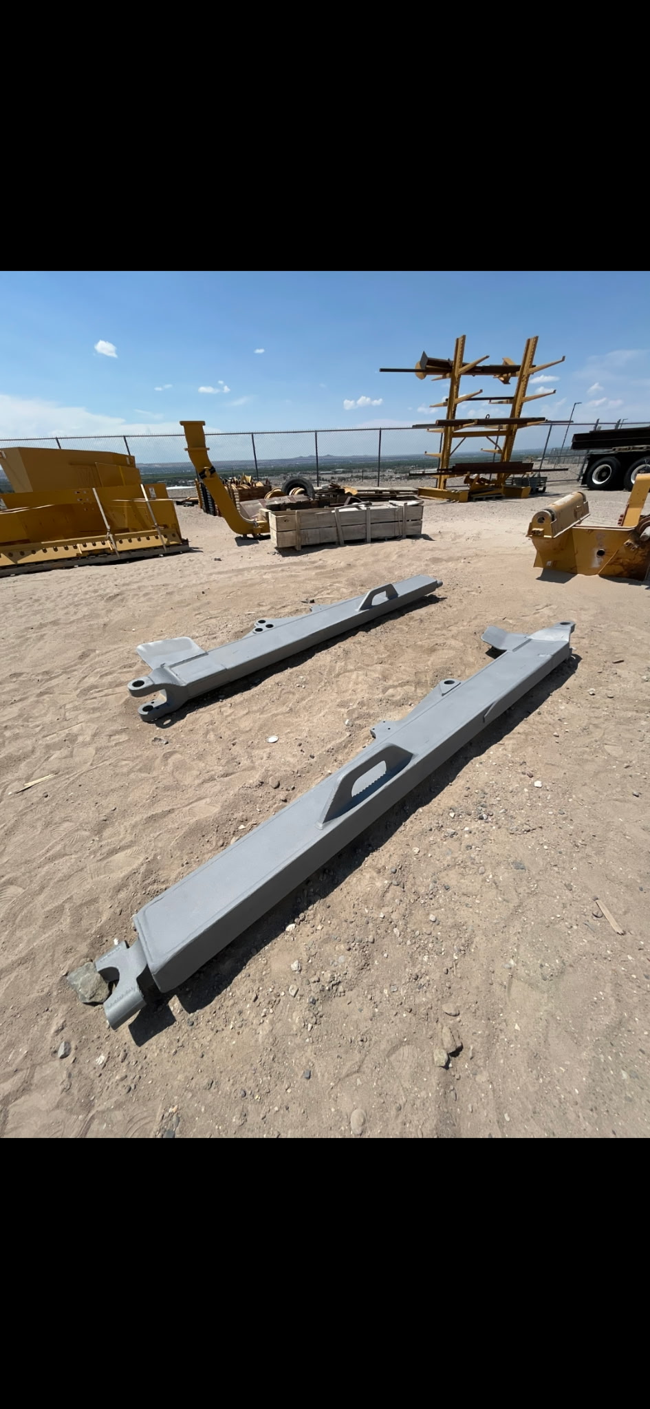 After dustless blasting — surface restoration project in New Mexico