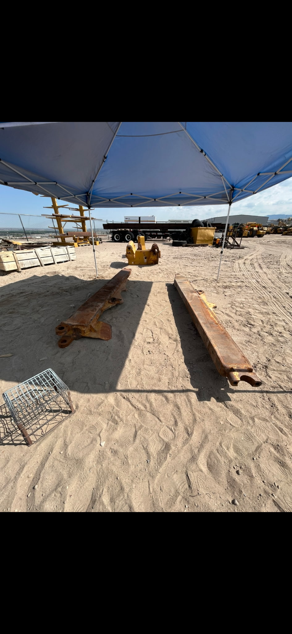 Before dustless blasting — surface restoration project in New Mexico