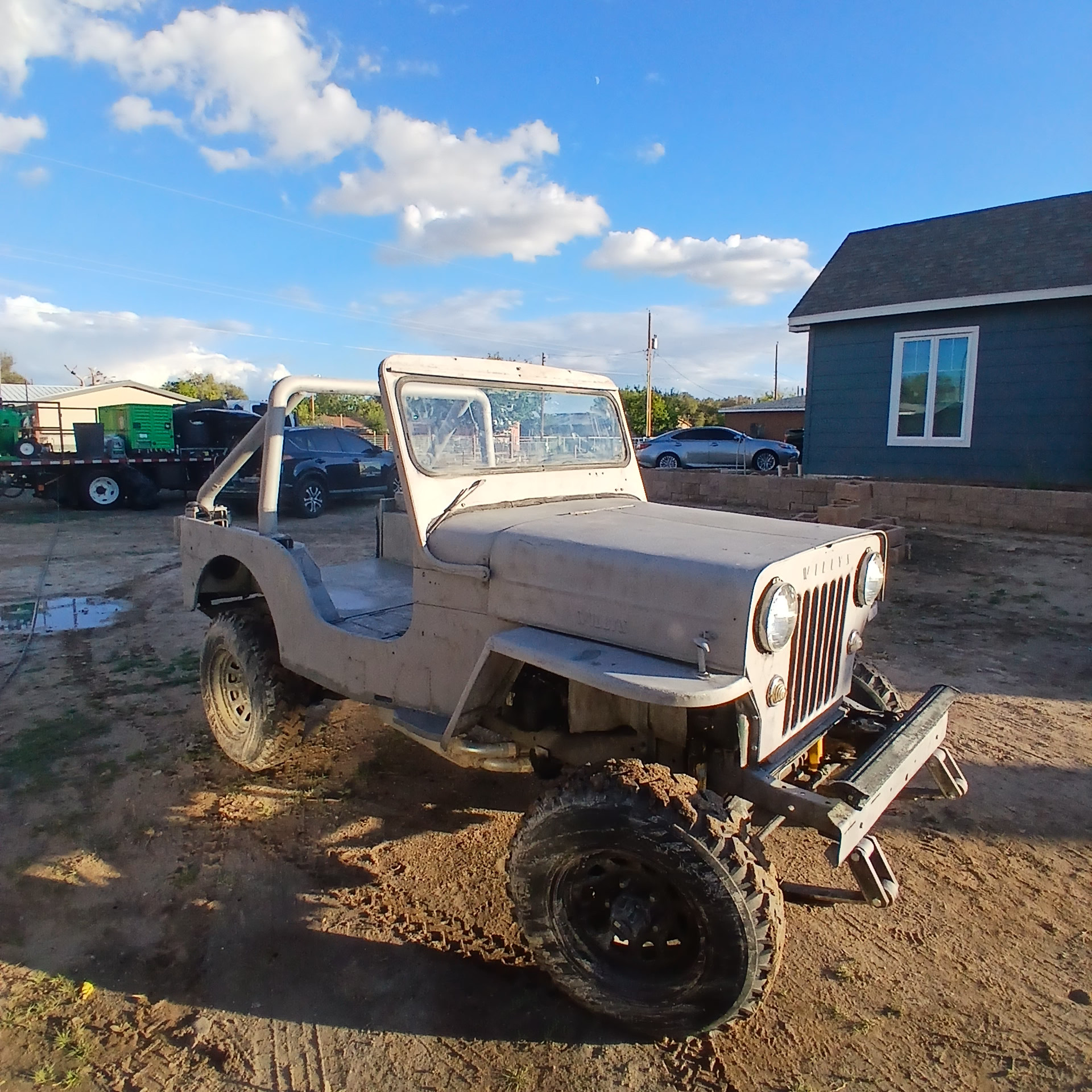 After dustless blasting — surface restoration project in New Mexico