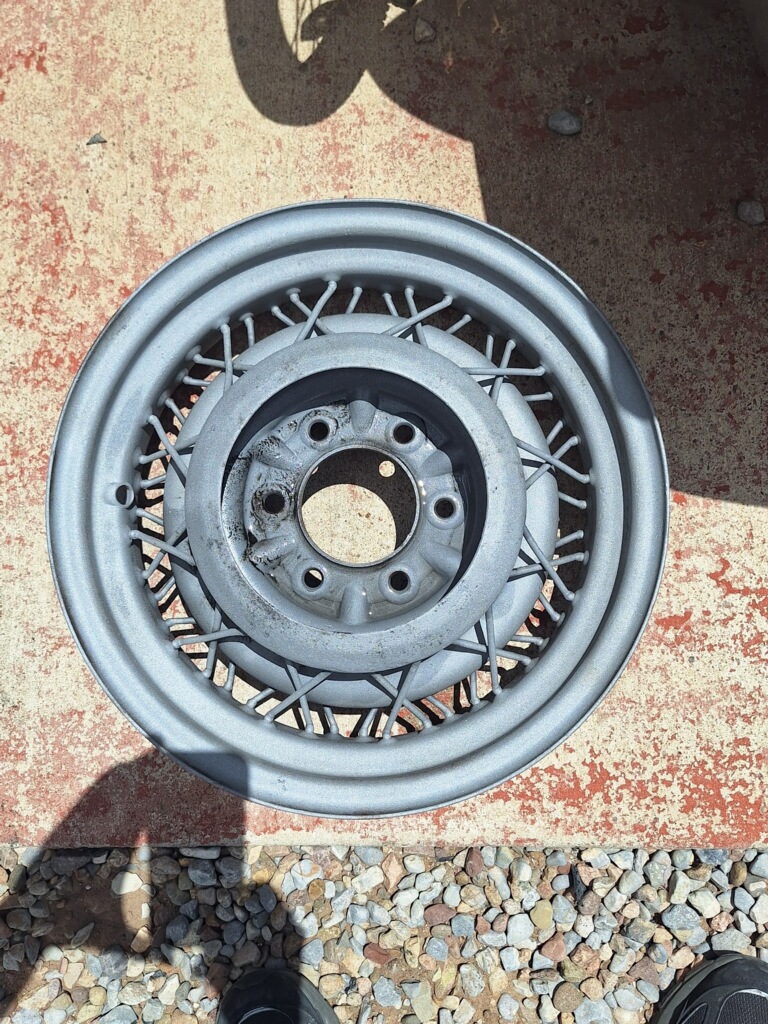 After dustless blasting — surface restoration project in New Mexico