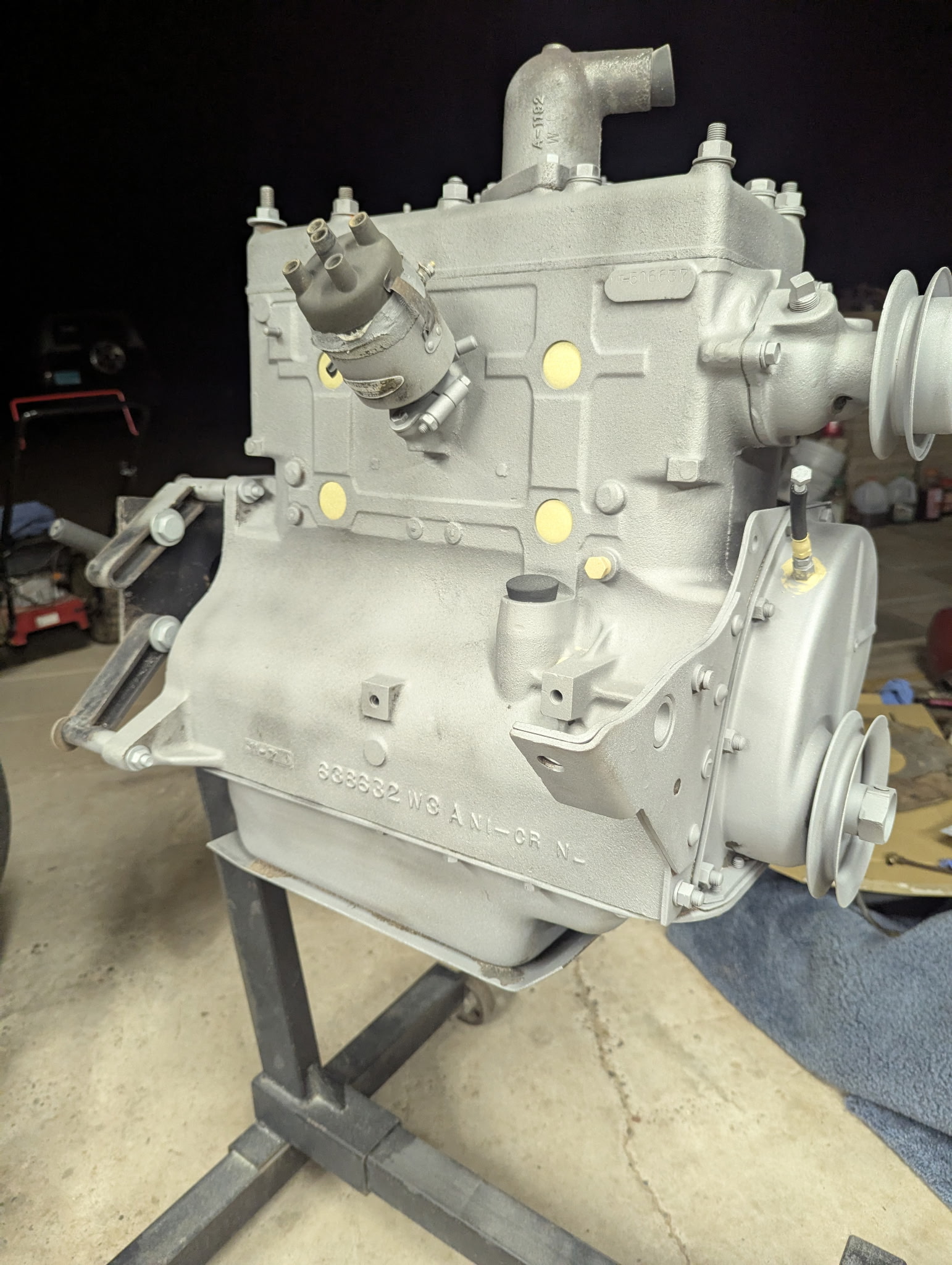 After dustless blasting — surface restoration project in New Mexico