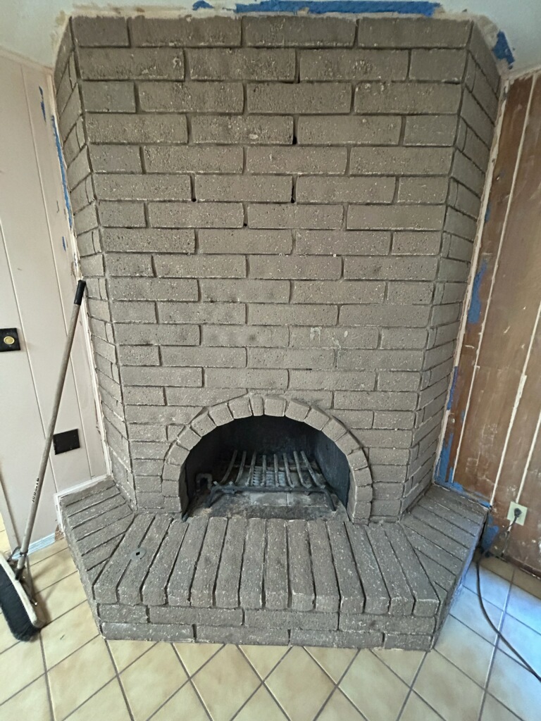 After dustless blasting — surface restoration project in New Mexico